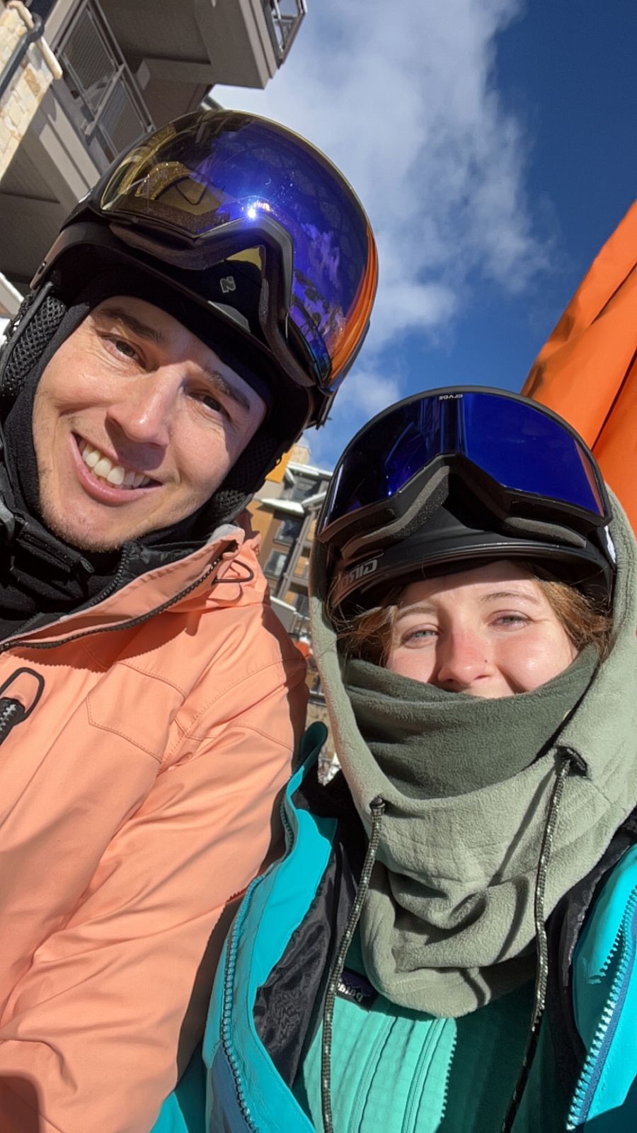 Ski selfie